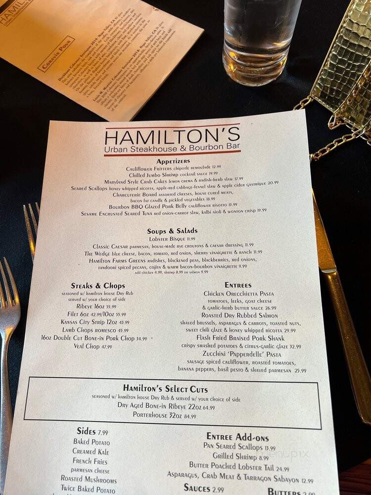 Hamilton's Urban Steakhouse and Bourbon Bar - St. Louis, MO
