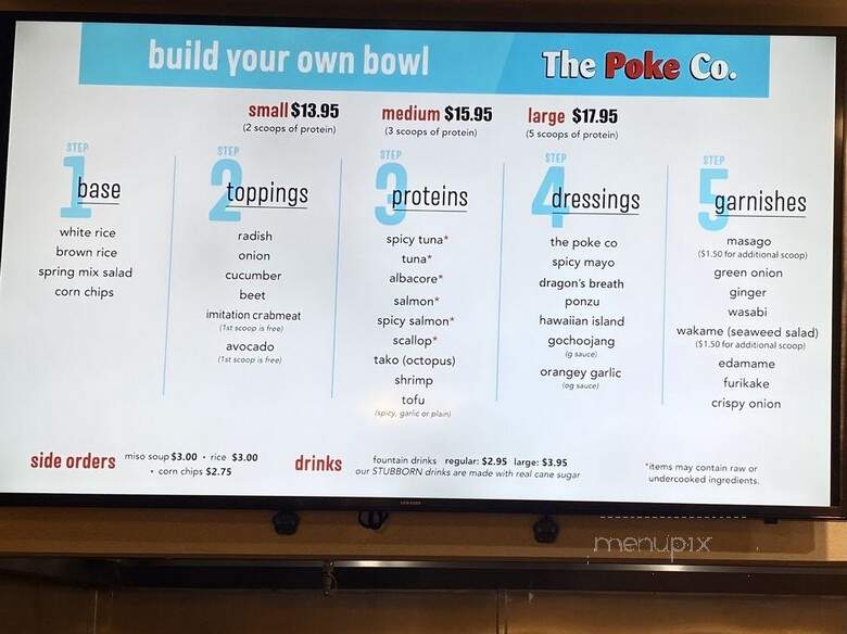 The Poke Co. - Claremont, CA menu_pic