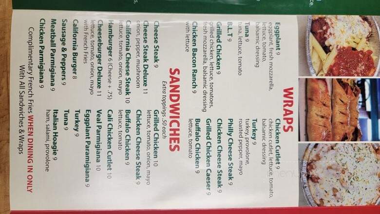 Brothers Pizzeria - East Stroudsburg, PA menu_pic