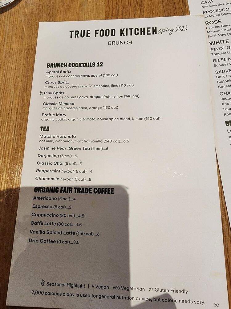 True Food Kitchen - Boca Raton, FL menu_pic