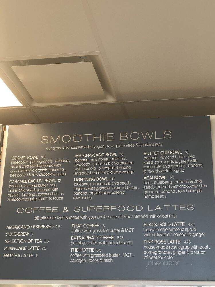The Plant Bar - Baltimore, MD menu_pic