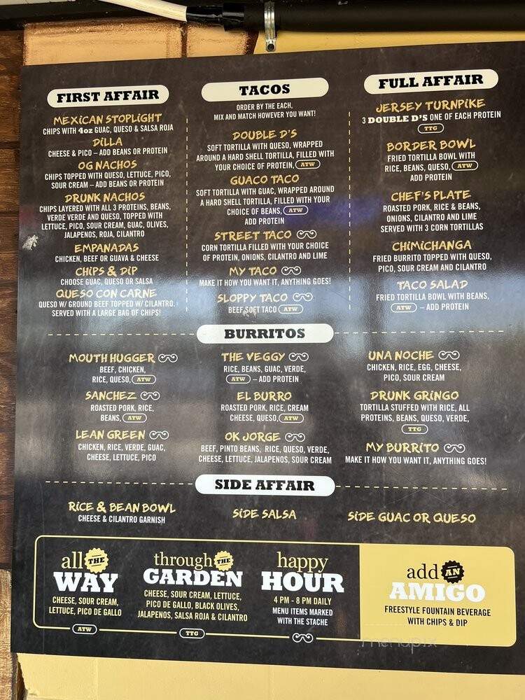 Gringos Locos - Orlando, FL menu_pic