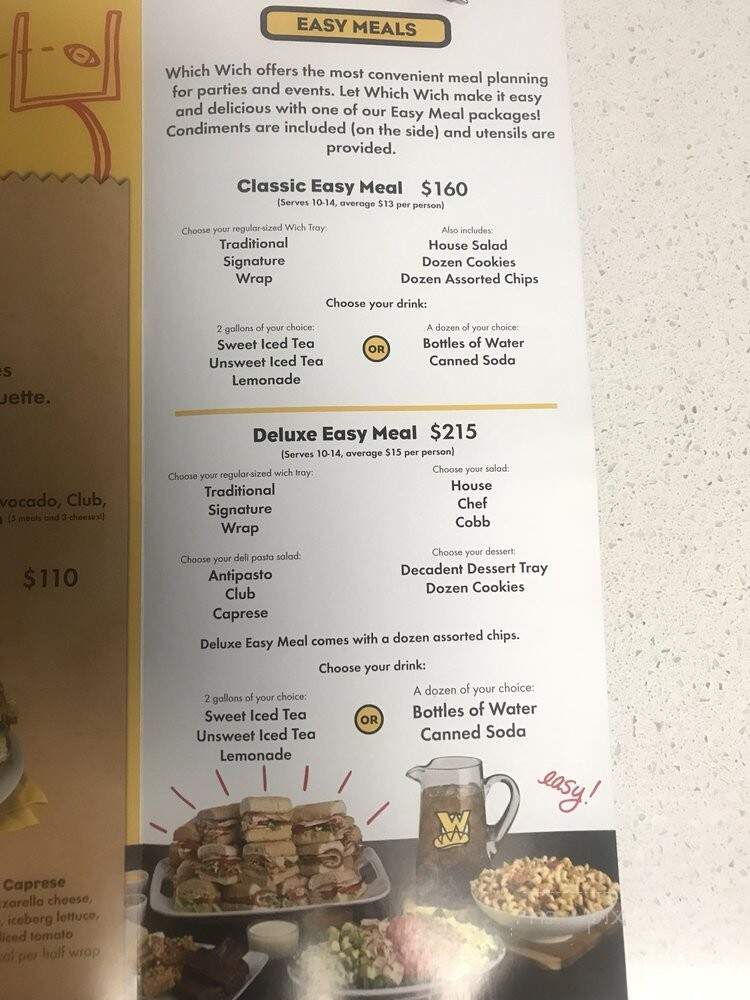 Which Wich - Waukee, IA menu_pic