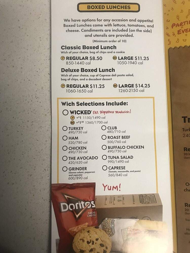 Which Wich - Waukee, IA menu_pic