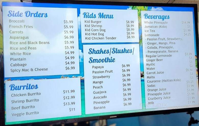 Pineapple's Caribbean American Restaurant - Jacksonville, FL menu_pic