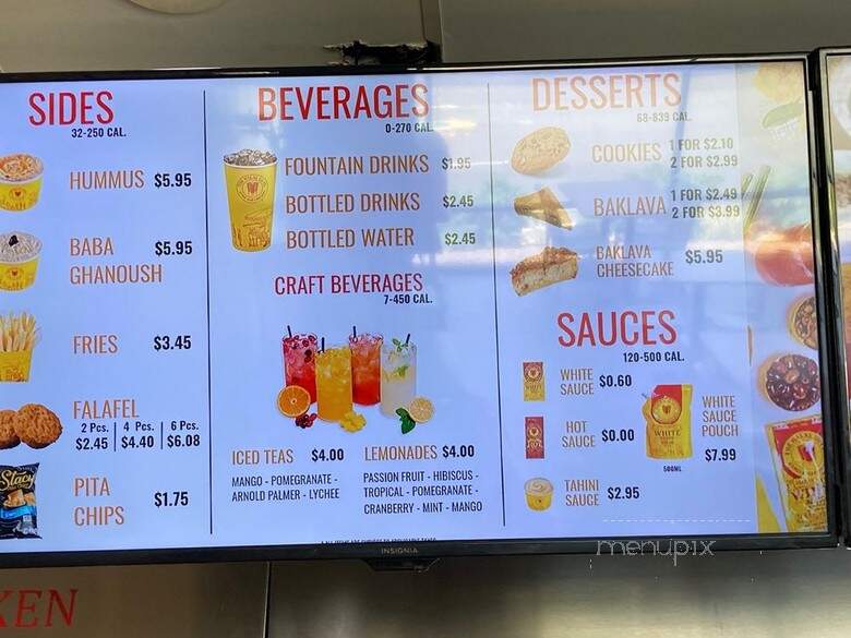 The Halal Guys - Rowland Heights, CA menu_pic