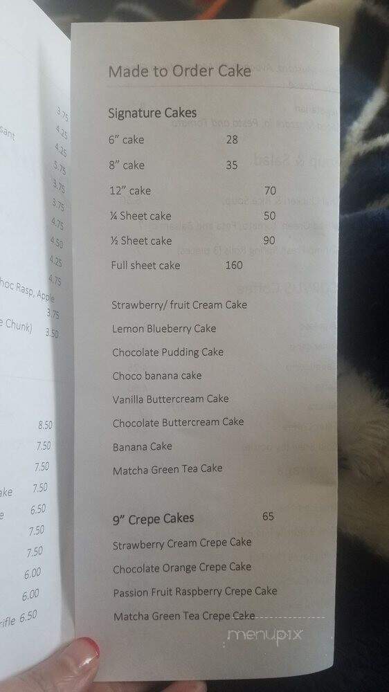 Born2Bake - Littleton, CO menu_pic