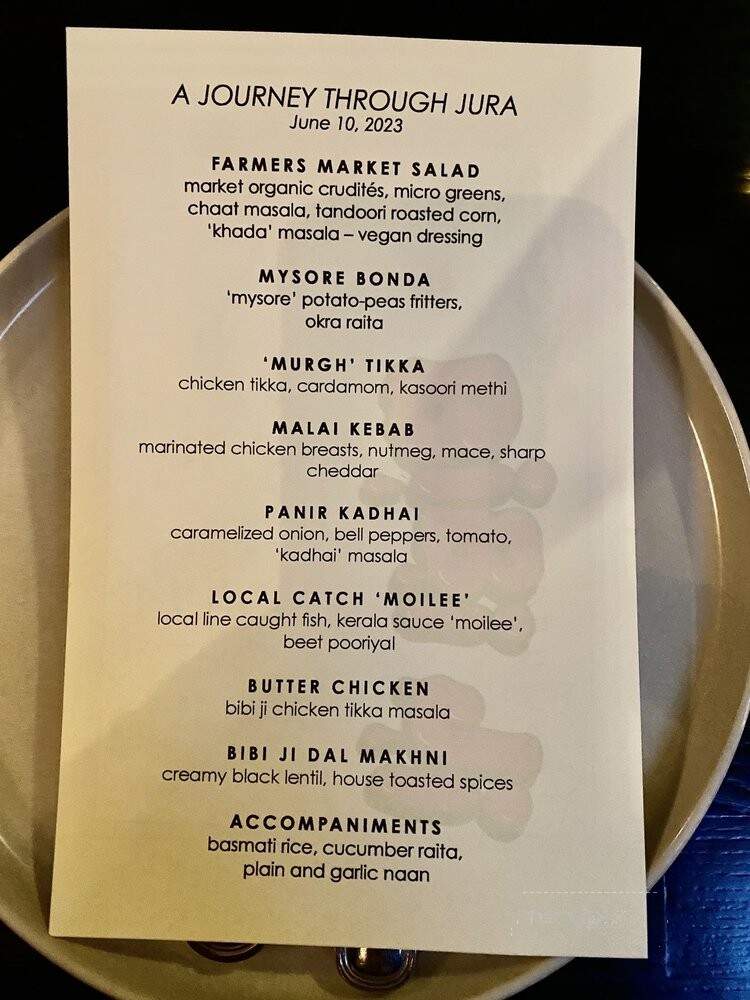 Bibi Ji - Santa Barbara, CA menu_pic