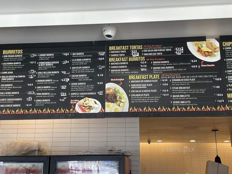 Santa Ana Fresh Mexican Food - San Diego, CA menu_pic