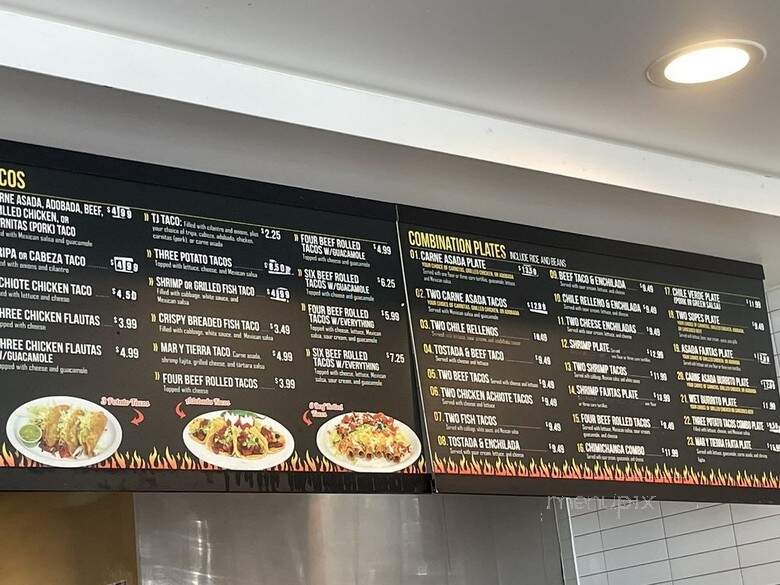 Santa Ana Fresh Mexican Food - San Diego, CA menu_pic