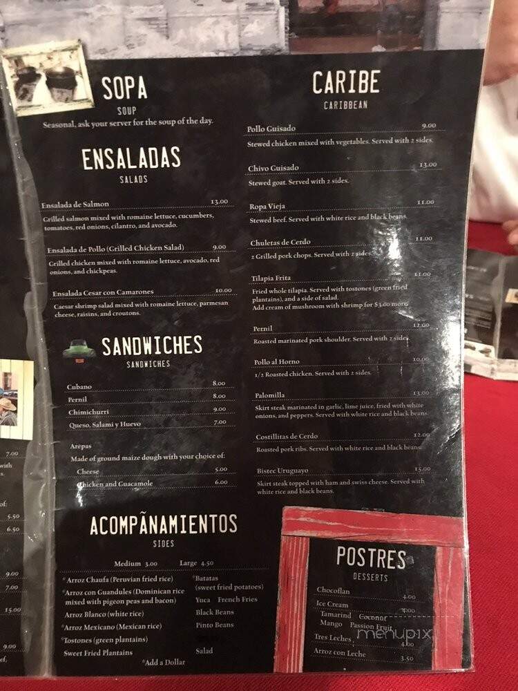 Square1 - Chambersburg, PA menu_pic