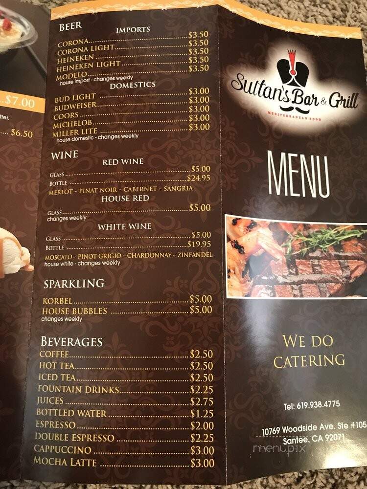 Sultan's Bar & Grill - Santee, CA