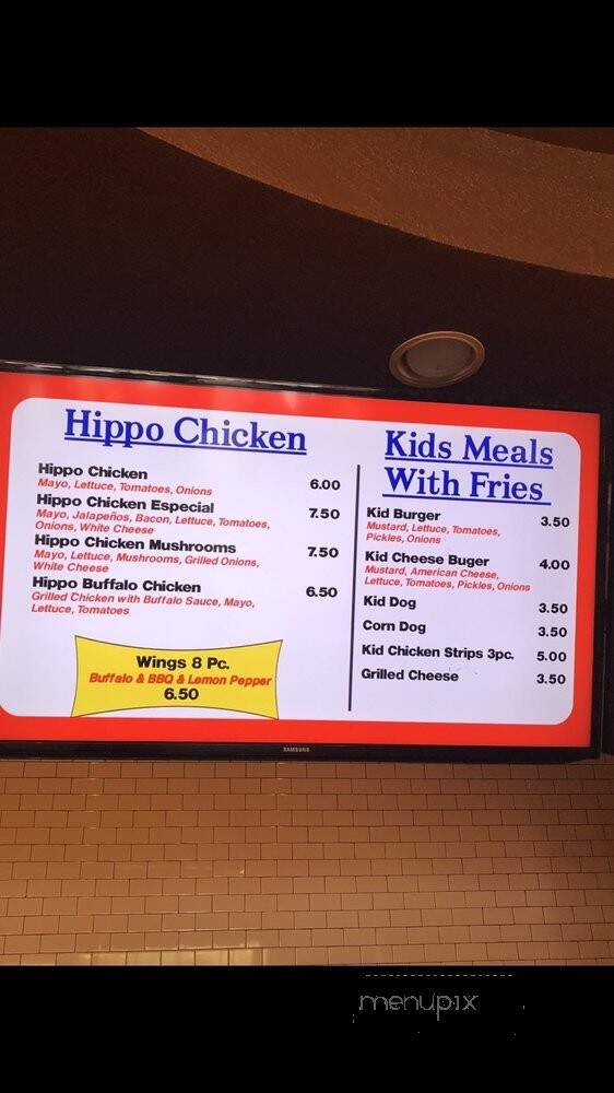 Hippo Burgers - Humble, TX menu_pic