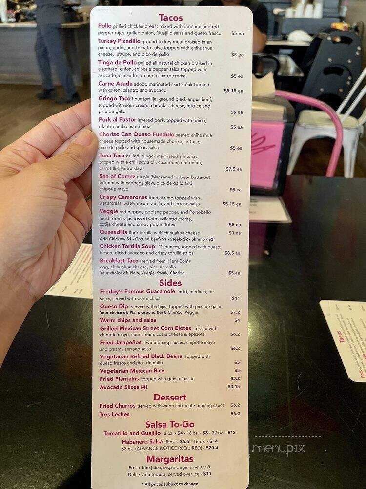 Taco Vida - Deerfield, IL menu_pic