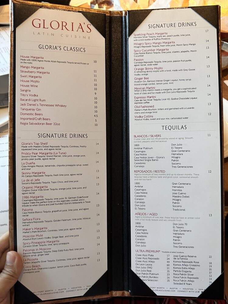 Gloria's Latin Cuisine - Irving, TX menu_pic