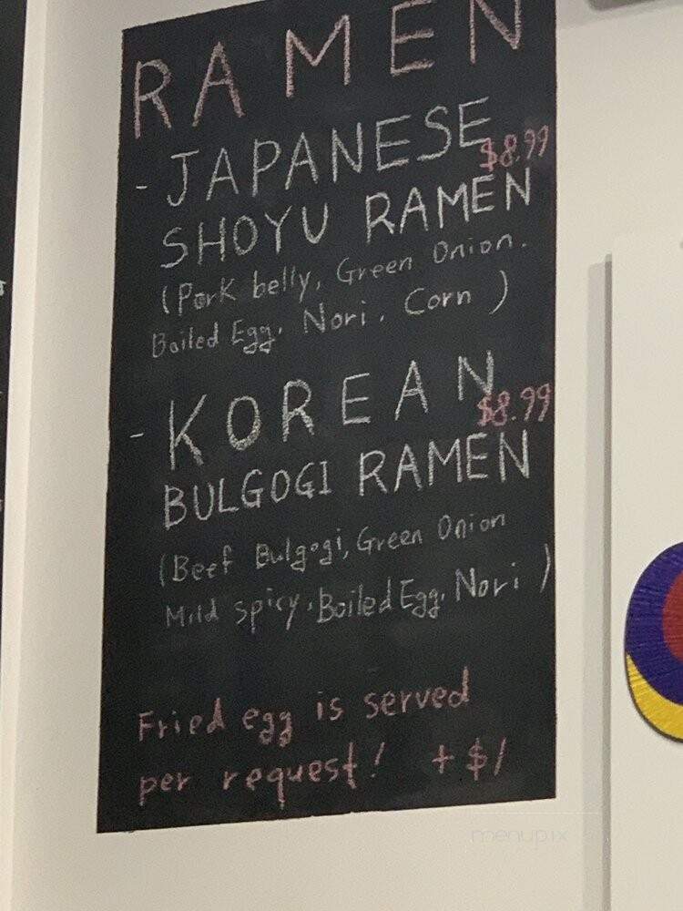 Itaewon Grill - Durham, NC menu_pic