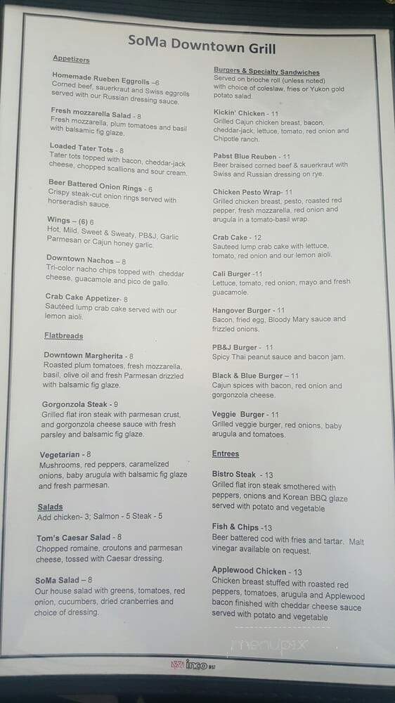SoMa Downtown Grill - Phillipsburg, NJ