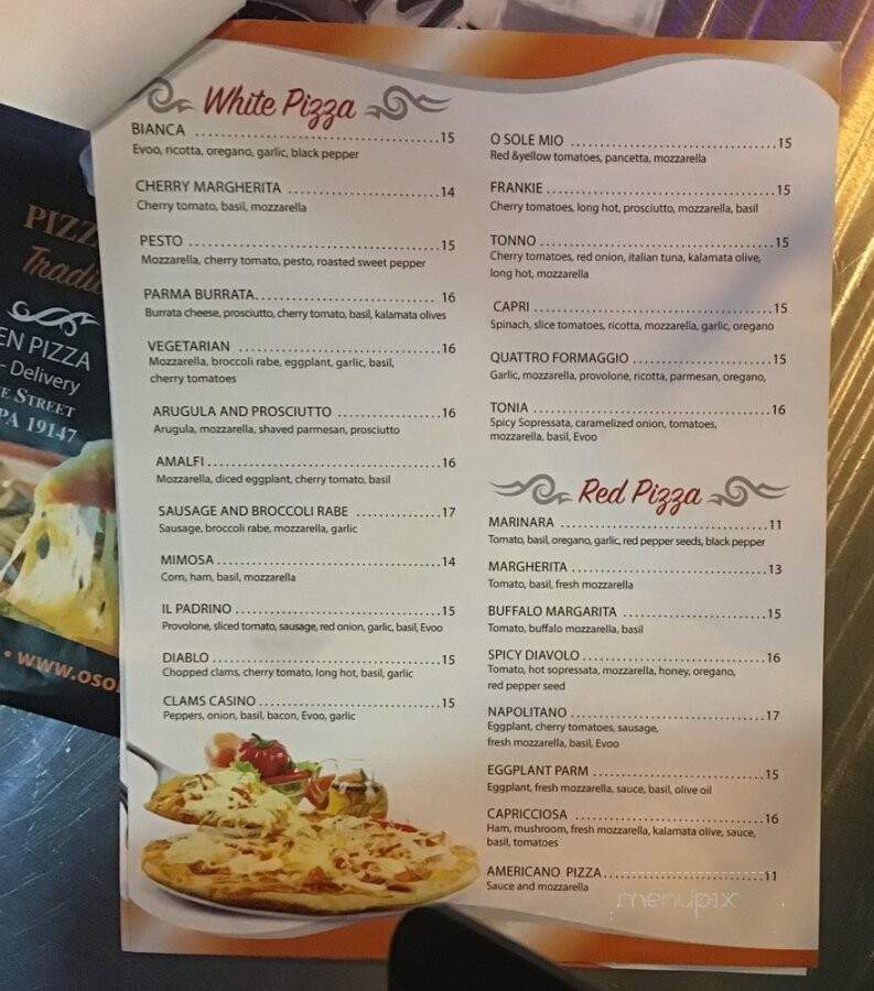 O Sole Mio - Philadelphia, PA menu_pic