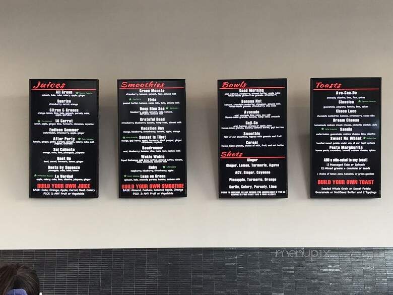 Squeeze Juice Company - Somerville, MA menu_pic