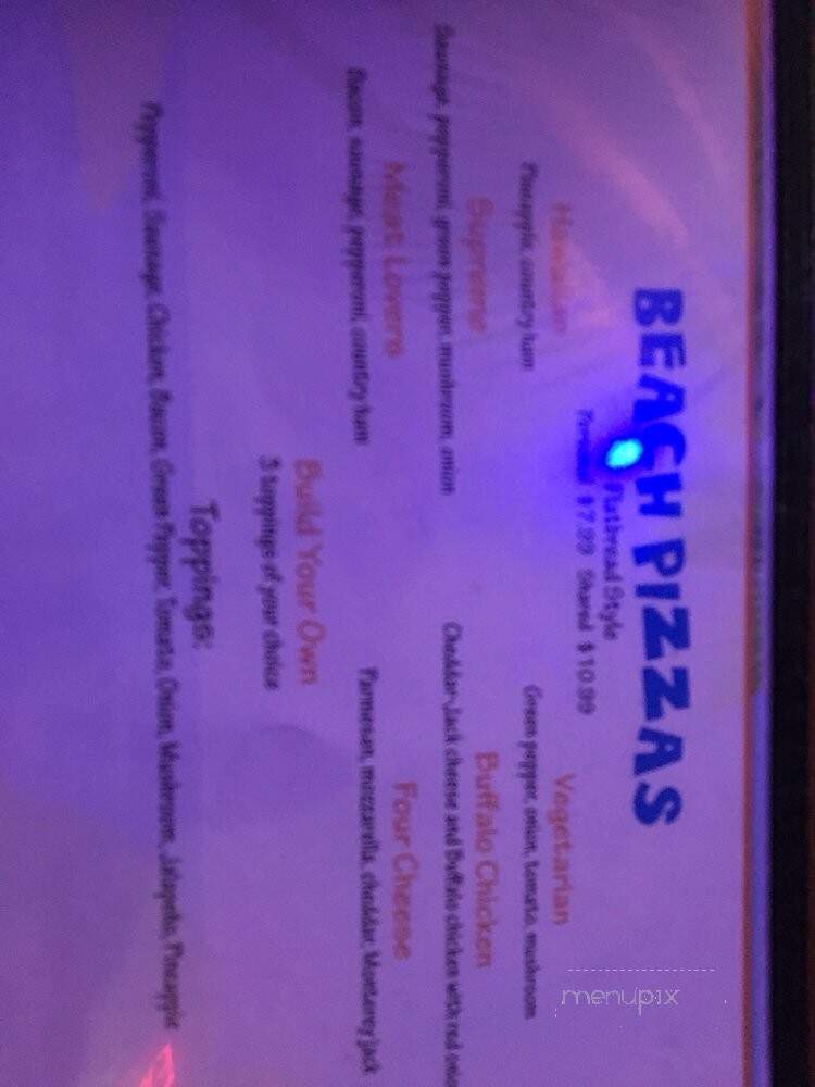City Beach - Richmond, VA menu_pic