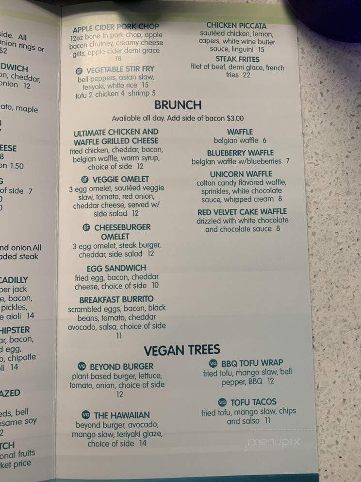 The Water Tree Cafe - Myrtle Beach, SC menu_pic