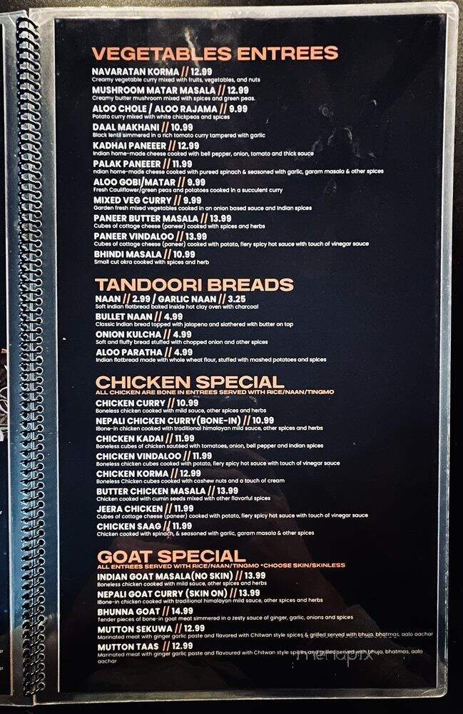 Peak Restaurant and Bar - Irving, TX menu_pic