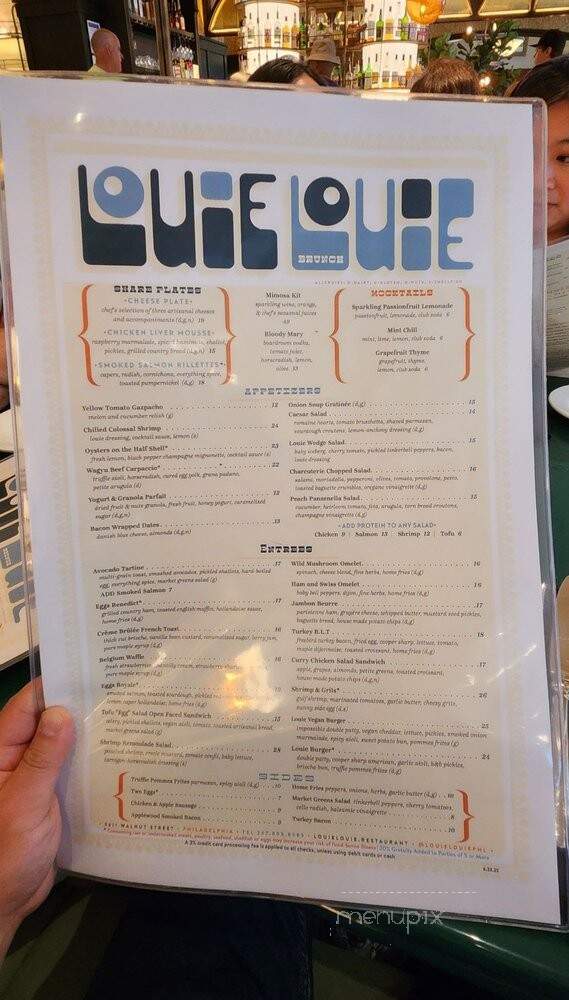 Louie Louie - Philadelphia, PA menu_pic