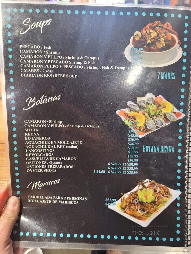 Mariscos Del Rey - Fresno, CA menu_pic