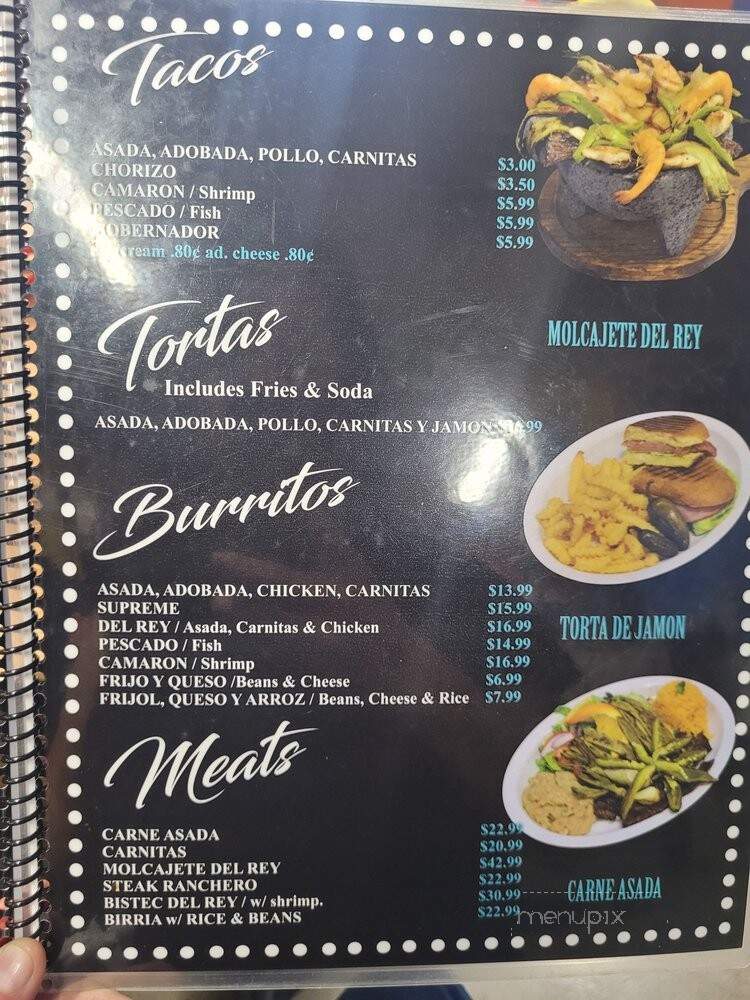 Mariscos Del Rey - Fresno, CA menu_pic