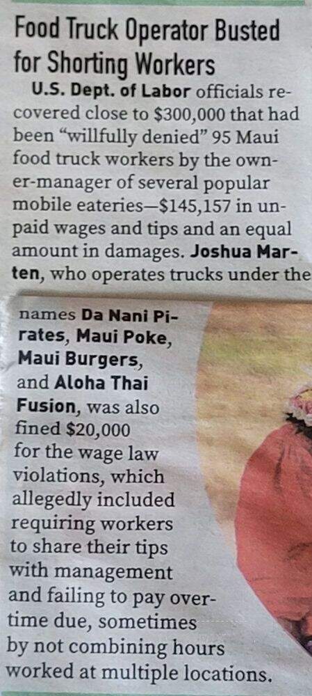 Da Nani Pirates - Maui, HI