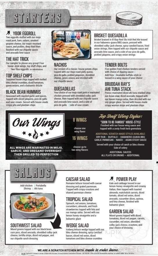 Top Shelf Sports Lounge - Wesley Chapel, FL menu_pic