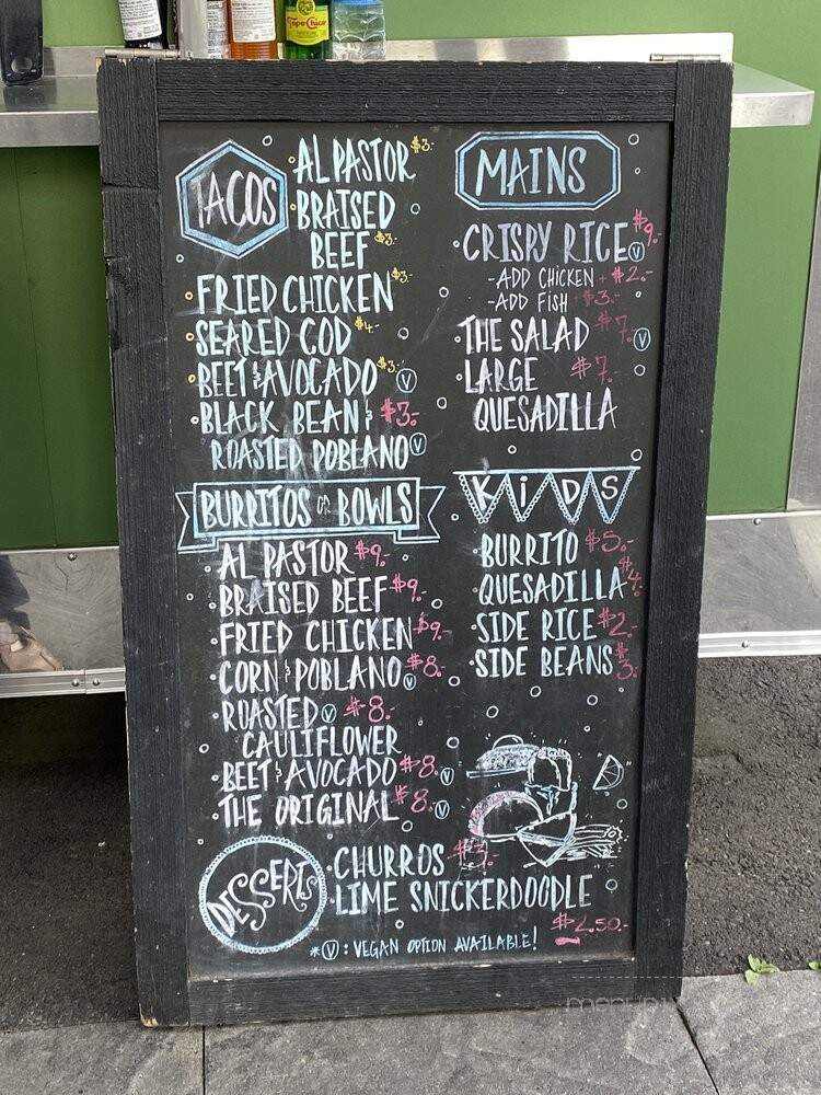The Meddling Lime - Portland, OR menu_pic