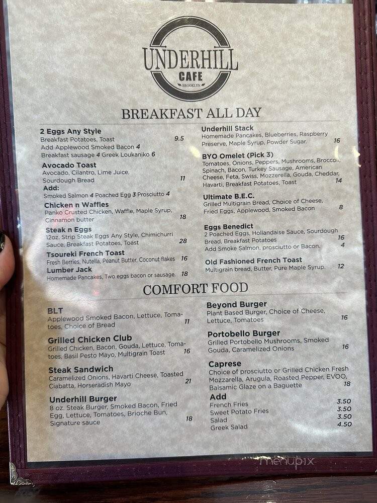 Underhill Brooklyn - Brooklyn, NY menu_pic
