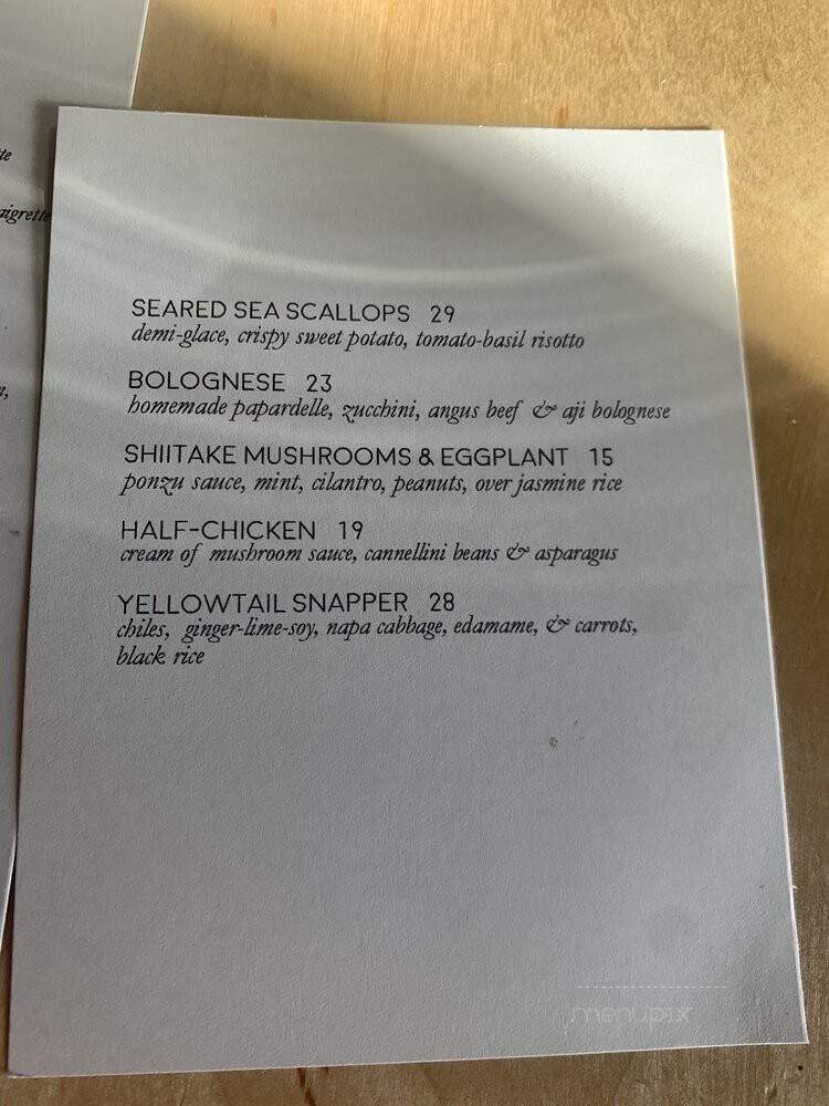 Sage Cafe by Chef's Kitchen - Miami, FL menu_pic