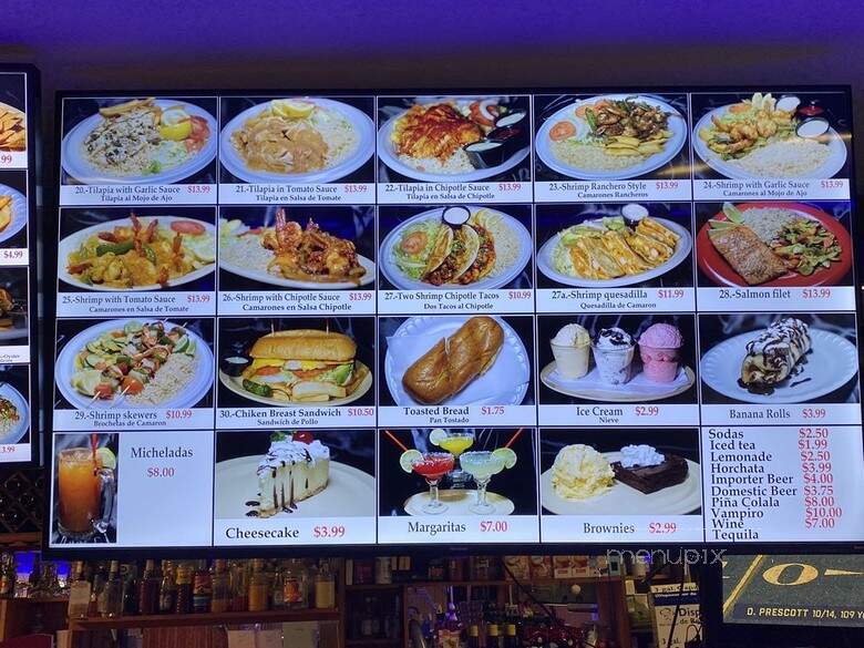 Del Golfo Seafood Restaurant - Wylie, TX menu_pic
