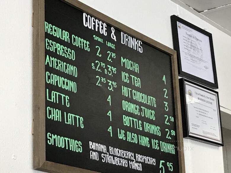 Sagche's Coffee House - Santa Fe, NM menu_pic