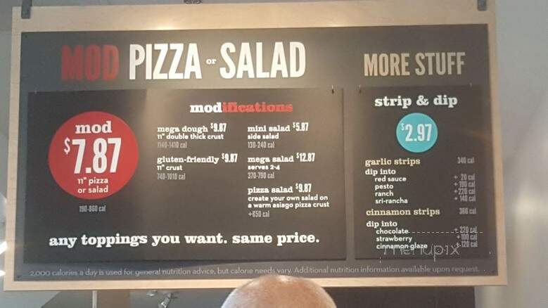 MOD Pizza - Prosper, TX menu_pic
