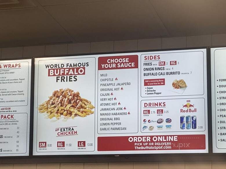 The Buffalo Spot - South Gate, CA menu_pic