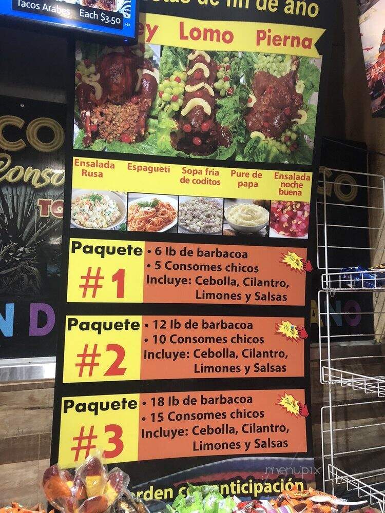 El Rincon Del Sabor Poblano - Baldwin Park, CA menu_pic