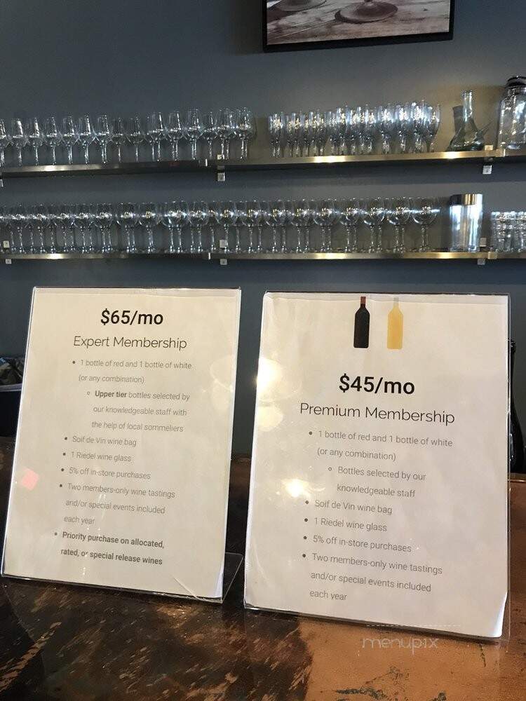 Soif de Vin - Wilmington, NC menu_pic