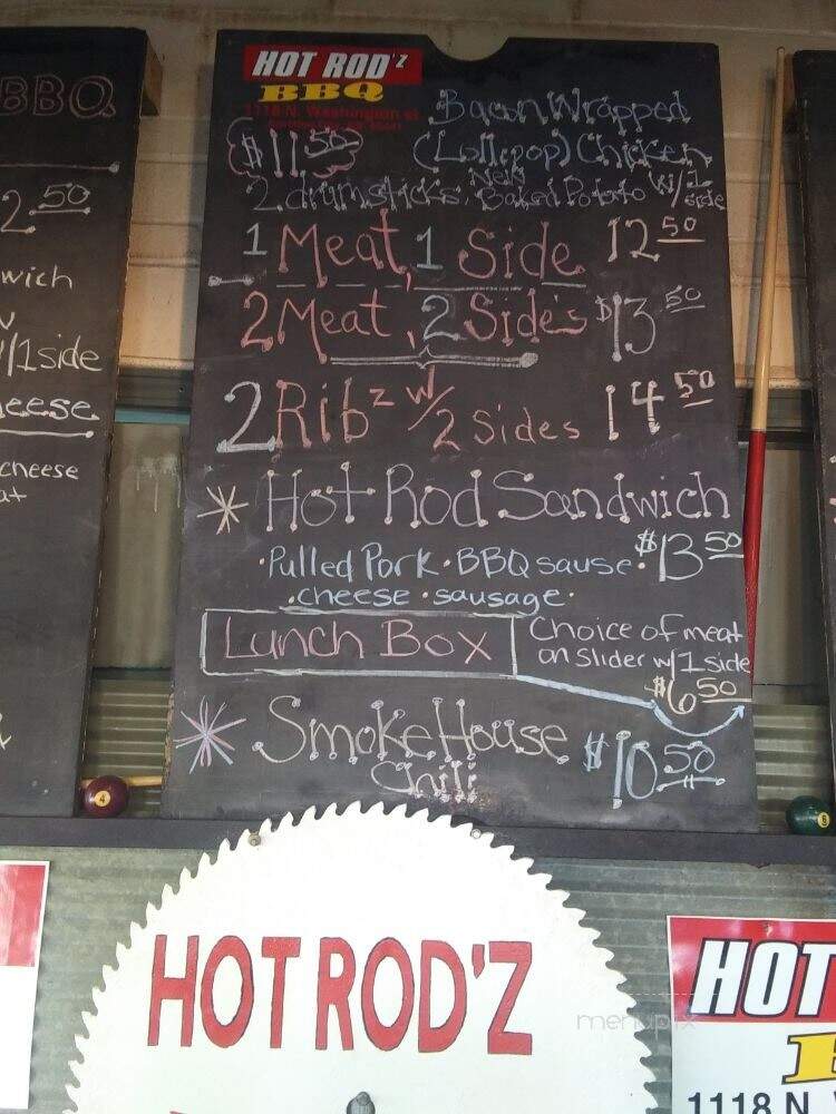 Hot Rodz BBQ - Junction City, KS menu_pic