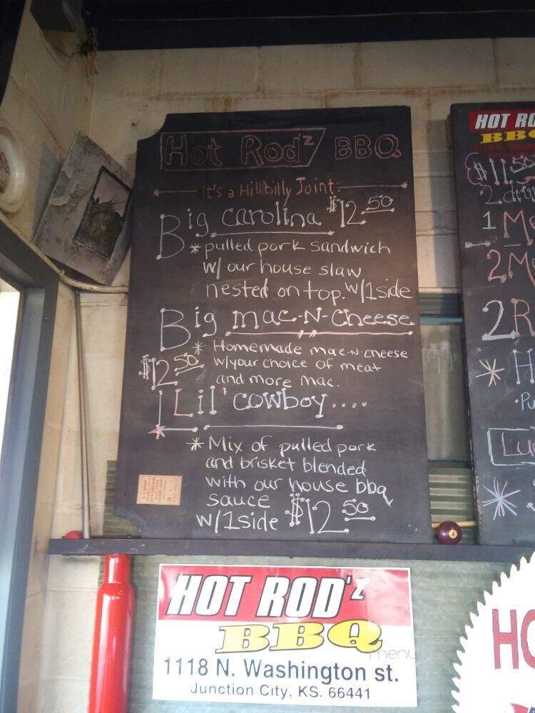 Hot Rodz BBQ - Junction City, KS menu_pic