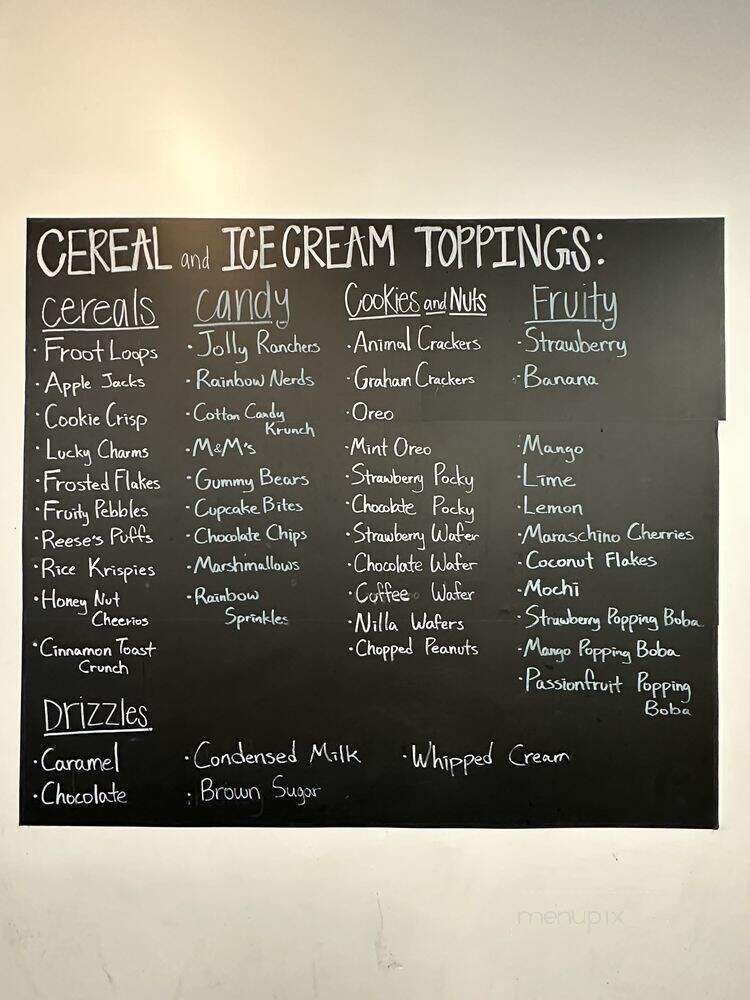 Milk Bar Cafe - Cincinnati, OH menu_pic