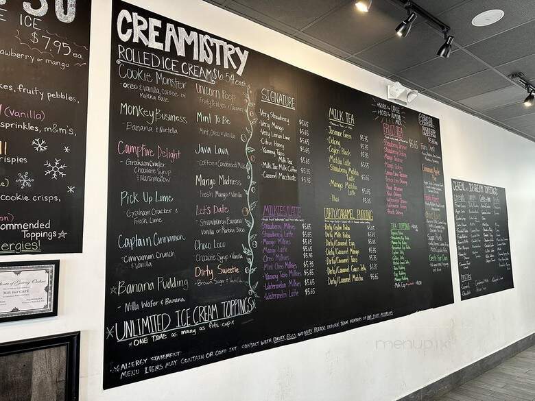 Milk Bar Cafe - Cincinnati, OH menu_pic