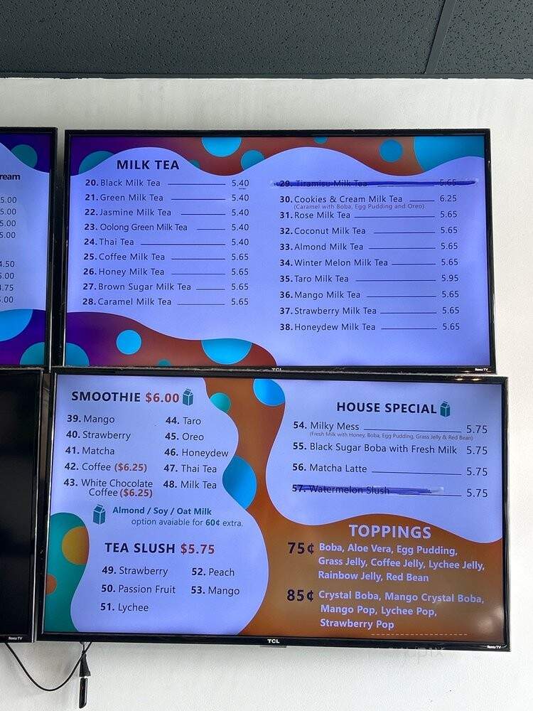 Gotcha Teahouse - Cypress, CA menu_pic
