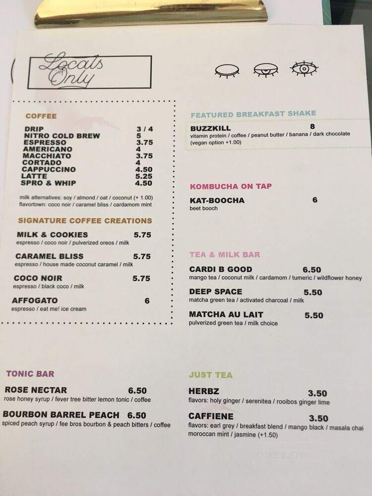 Locals Only - Rochester, NY menu_pic