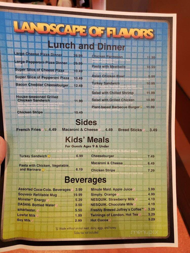 Landscape of Flavors - Orlando, FL menu_pic