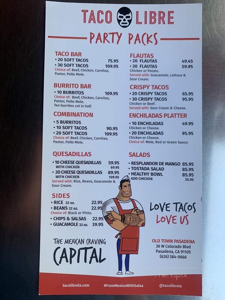 Taco Libre - Pasadena, CA