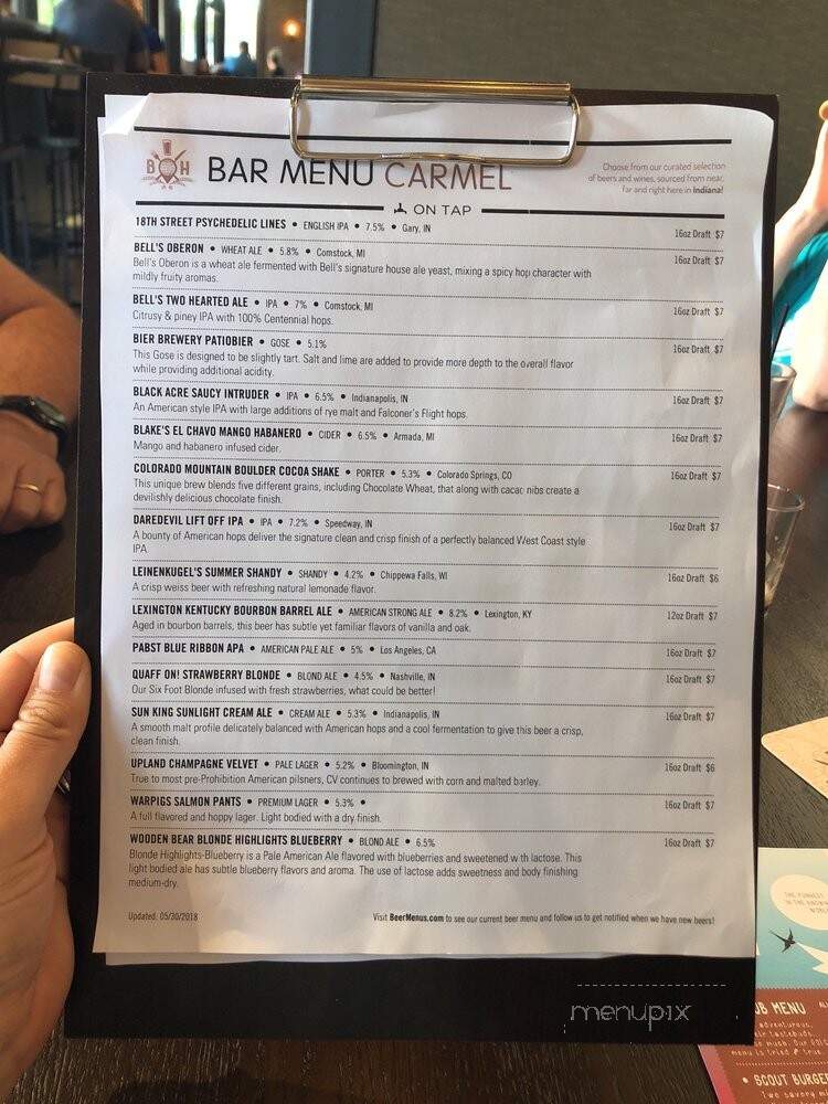 Burgerhaus - Carmel, IN menu_pic