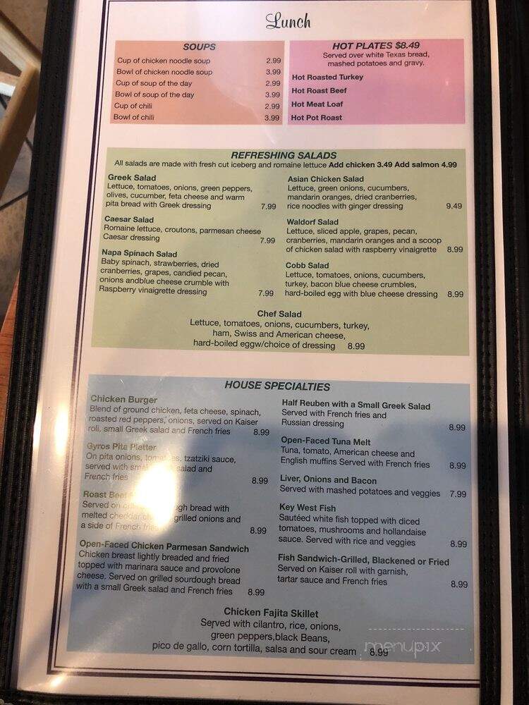 Jeri Lu's - Naples, FL menu_pic